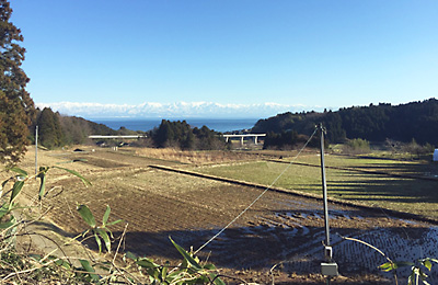 南大呑から見える立山連峰